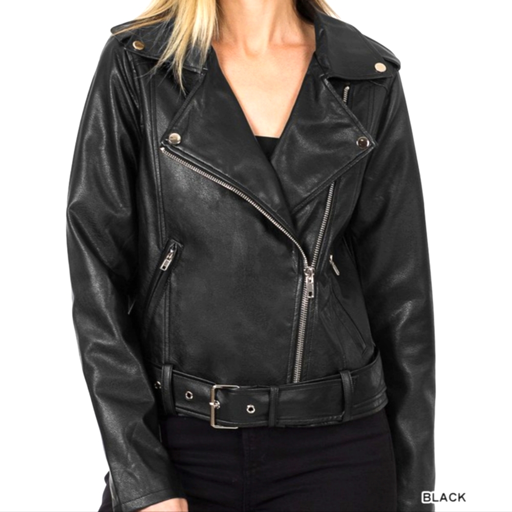 Vegan Leather Jacket